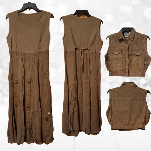 Women's Maxi Dress Size Small - Picture 2 of 6